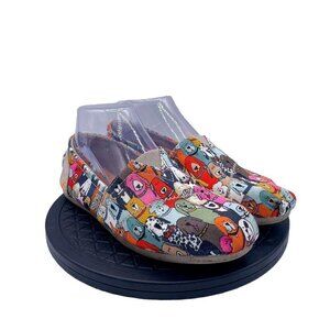 BOBS For Dogs Skechers Womens Wag Party Dog Slip-On Casual Shoes Size 7